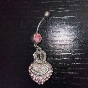 Juicy belly button ring